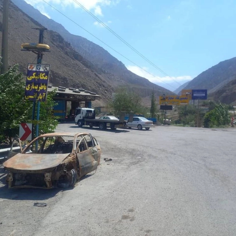 خودرو بر و جرثقیل جاده هراز قائم در مازندران