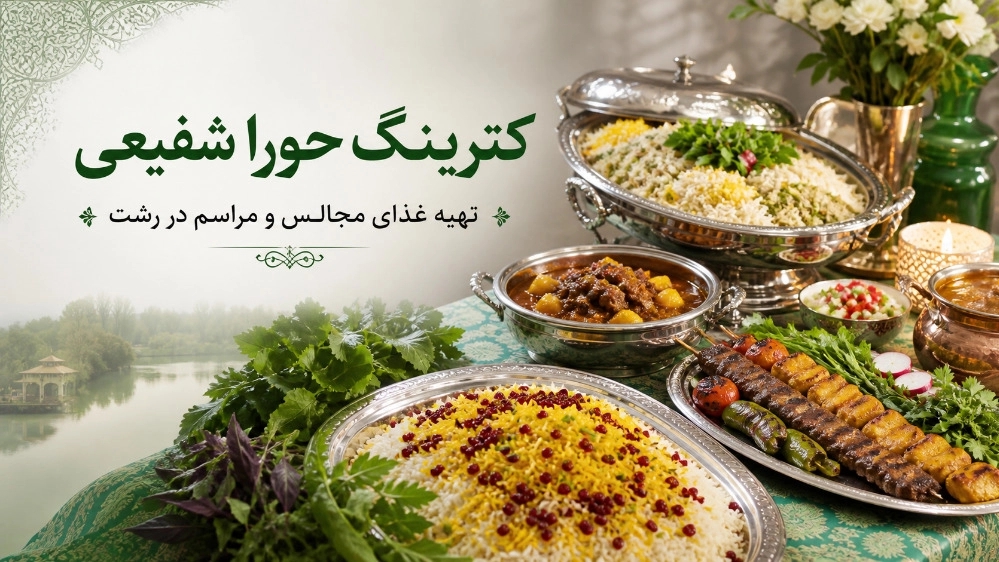 کترینگ حورا شفیعی تهیه غذای مجالس و مراسم در رشت