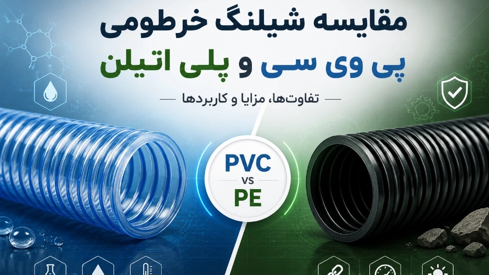 مقایسه شیلنگ خرطومی پی وی سی و پلی اتیلن