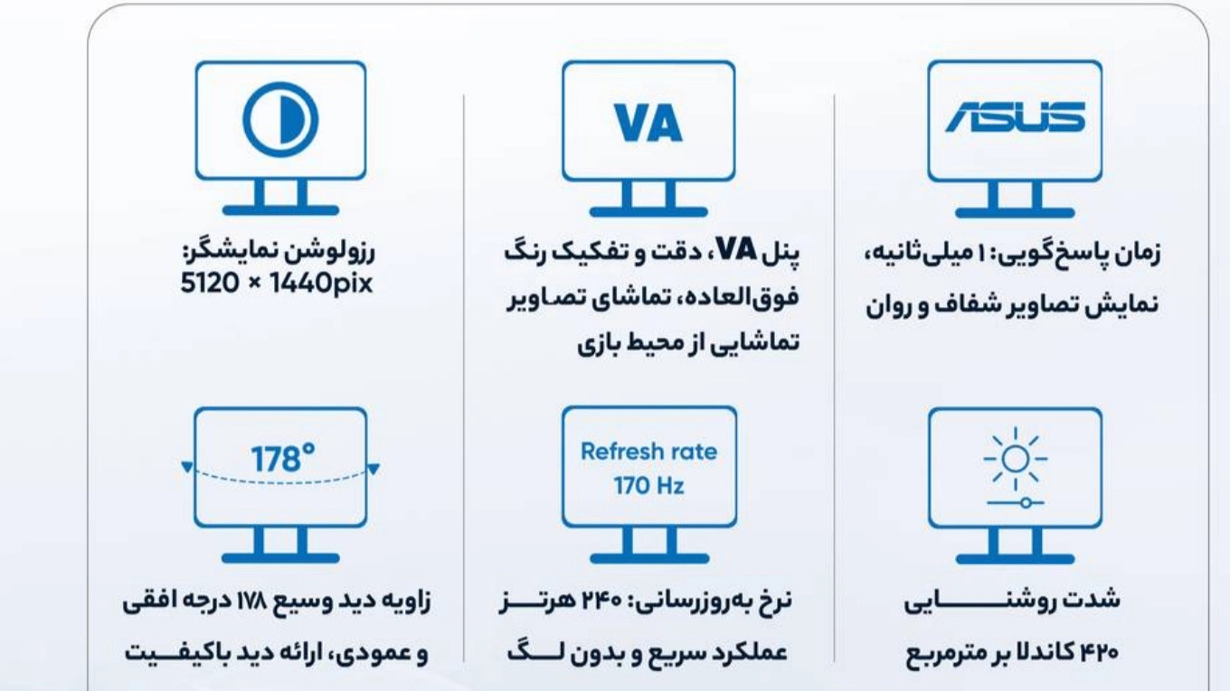 مانیتور مخصوص بازی سامسونگ مدل LS49AG950N-M