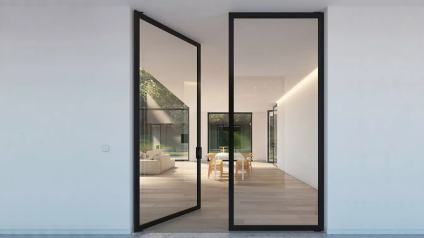 درب محوری یا پیوت (Pivot Door)