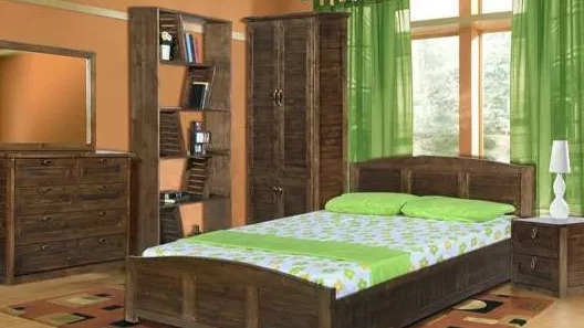 خرید سرویس خواب دو نفره چوبی