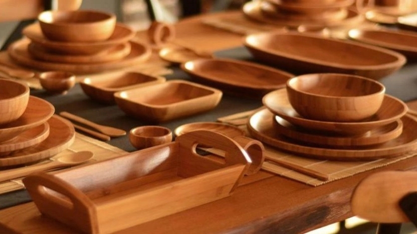 راهنمای شستن سرویس پذیرایی چوبی