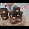 صنایع دستی رنگی بافت سریس، تولید کیف و خمره و باکس ریحانی در خمام رشت