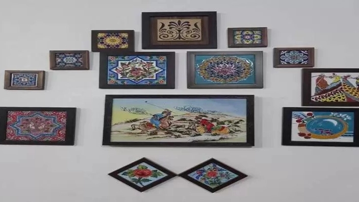 فروش و اجرای کاشی سنتی هفت رنگ معماری سنتی بهار ایران سلیمانی در اصفهان