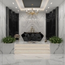 سرامیک و اسلب استادکاران، اجرای کاشی چسبی بین کابینتی و دوغابی در گلپایگان
