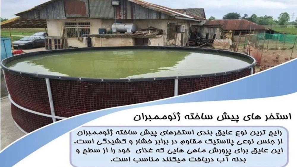 استخر پرورش ماهی در گیلان