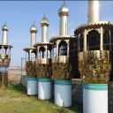 گنبد و گلدسته سازی صاحب الزمان، اجرا و ساخت گنبد فلزی گلدسته و شبستان در بابل