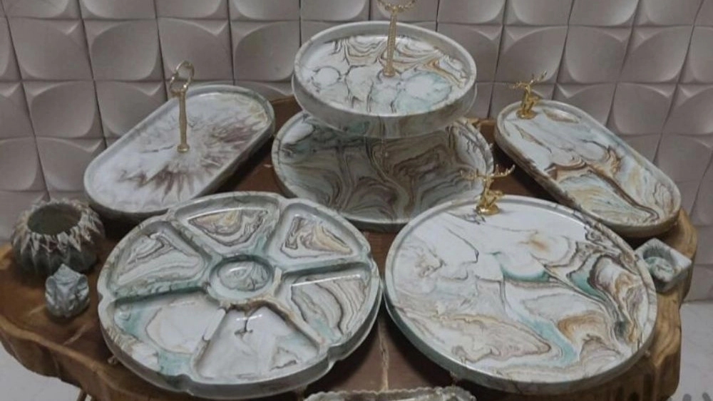 آموزش ساخت اکسسوری سنگ مصنوعی در رشت
