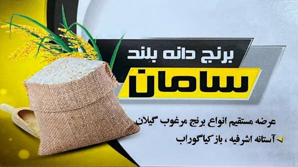 بورس برنج سامان، فروش و پخش برنج هاشمی طارم دم سیاه در آستانه اشرفیه