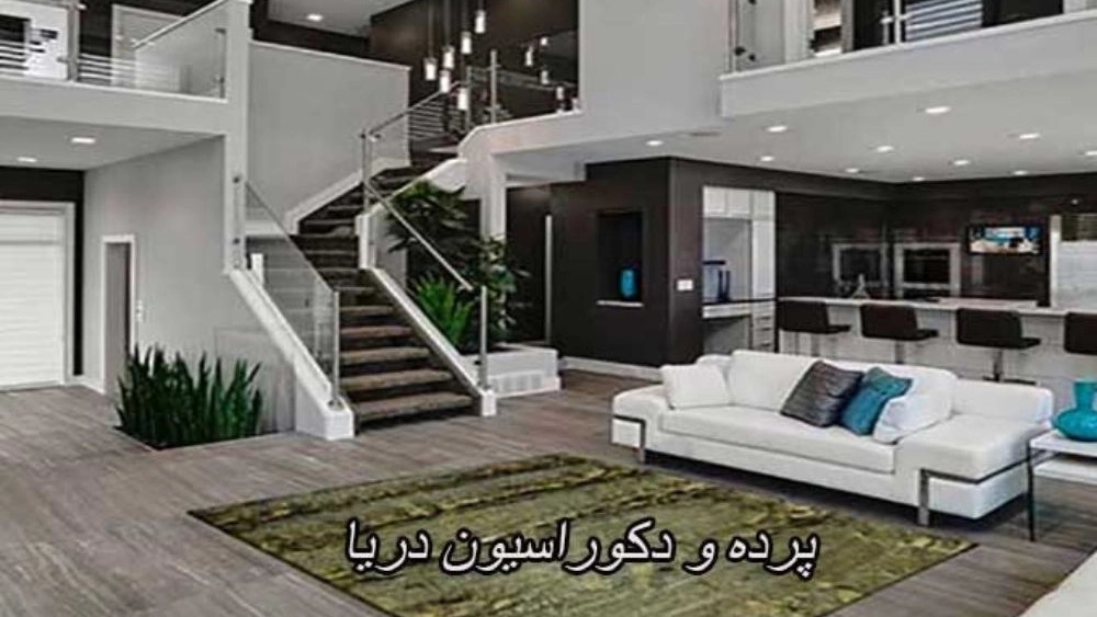 دکوراسیون دریا، فروش و نصب پرده کاغذ دیواری آسمان مجازی در بندر عباس