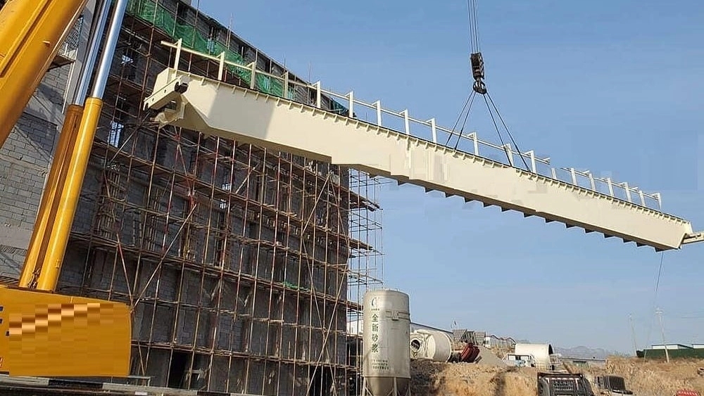 جرثقیل حمل تیرچه بلوک و مصالح ساختمانی در یزد