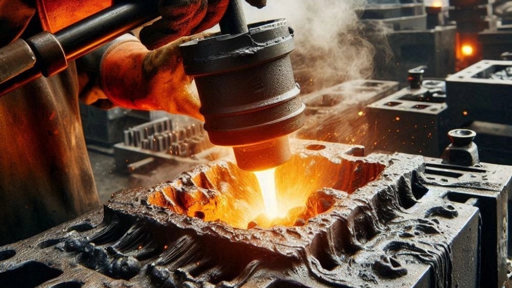 مدل سازی قطعات چدنی ریخته گری مهر آذر