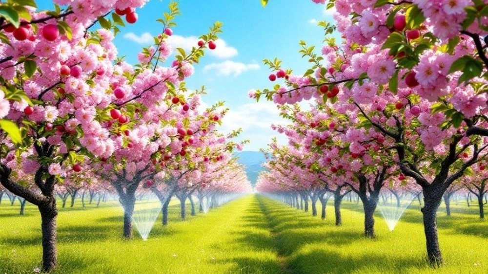چه زمانی می‌توانیم آبیاری از درختان میوه در بهار را شروع کنیم؟