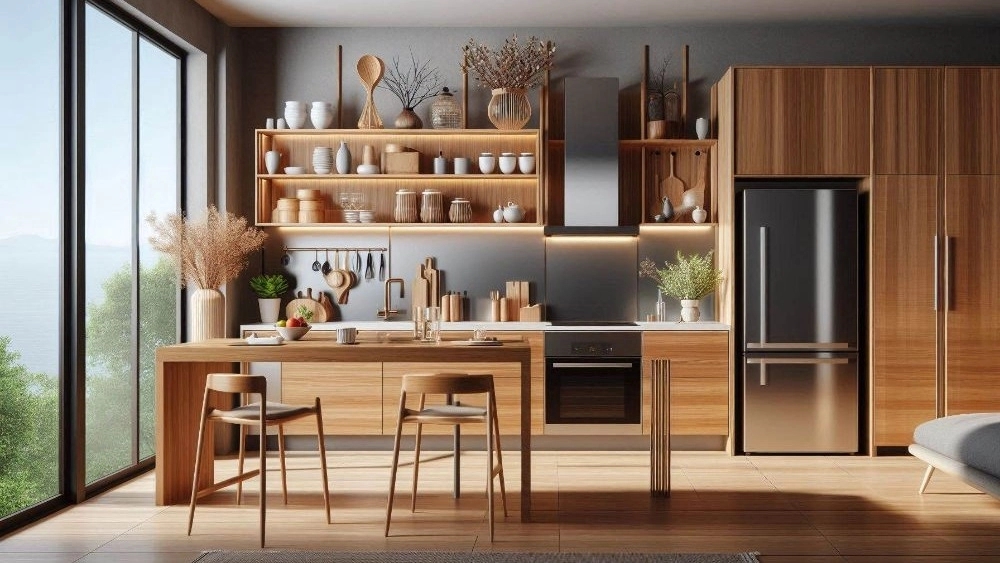 تفاوت کابینت ام‌ دی‌ اف و چوب طبیعی؟ راهنمای انتخاب برای خانه‌ های کاشانی