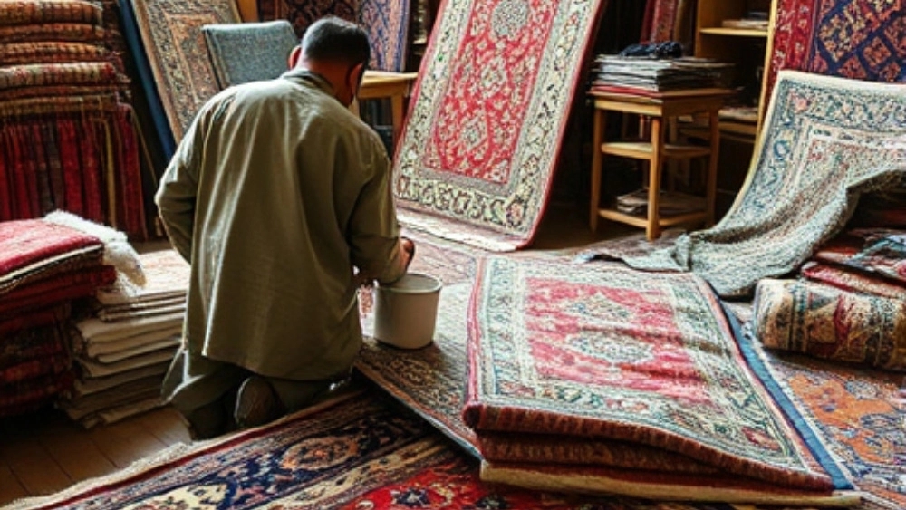رفوگری فرش و رفع سوختگی حرفه‌ای در تهران