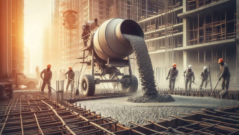 بتن‌ریزی با دستگاه خلاطه در نوشهر و چالوس