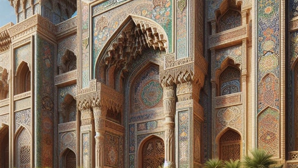 اجرای نمای رومی و کلاسیک ساختمان در میناب با مصالح درجه‌یک سنگی