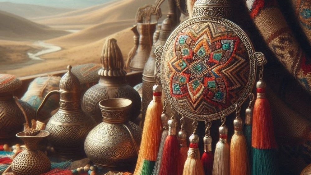 آموزش مکرومه‌بافی و ساخت آویز منگوله بختیاری در اصفهان با طرح‌های سنتی