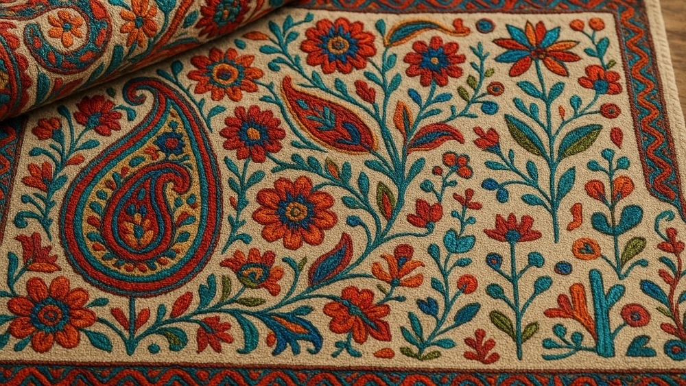جدیدترین طرح‌ و نقش‌های پته از شرکت مهد پته کویر کرمان