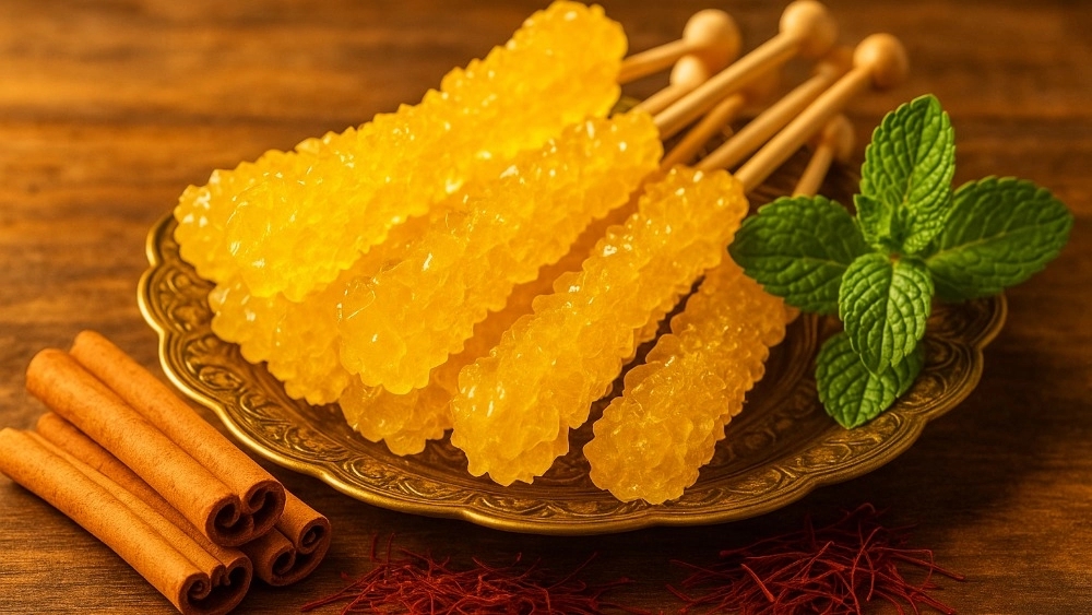 نبات زرد؛ دارچینی زعفرانی نعنایی طبع گرم تقویت حافظه انرژی بدن نگارین پگاه