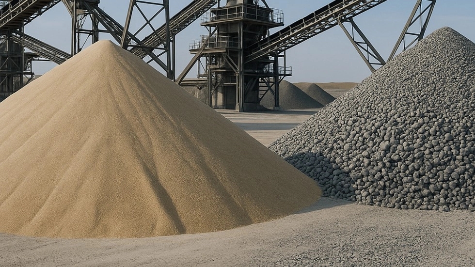 کیفیت و استانداردهای تولید شن و ماسه در شرکت آبرفتکاران زاگرس