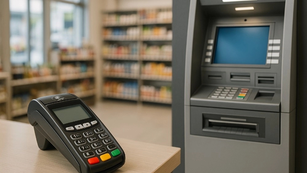 فروش دستگاه کارتخوان و ATM در فروشگاه الماس شمال رشت