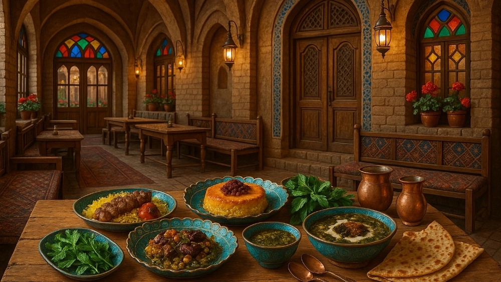 رستوران سنتی در نائین