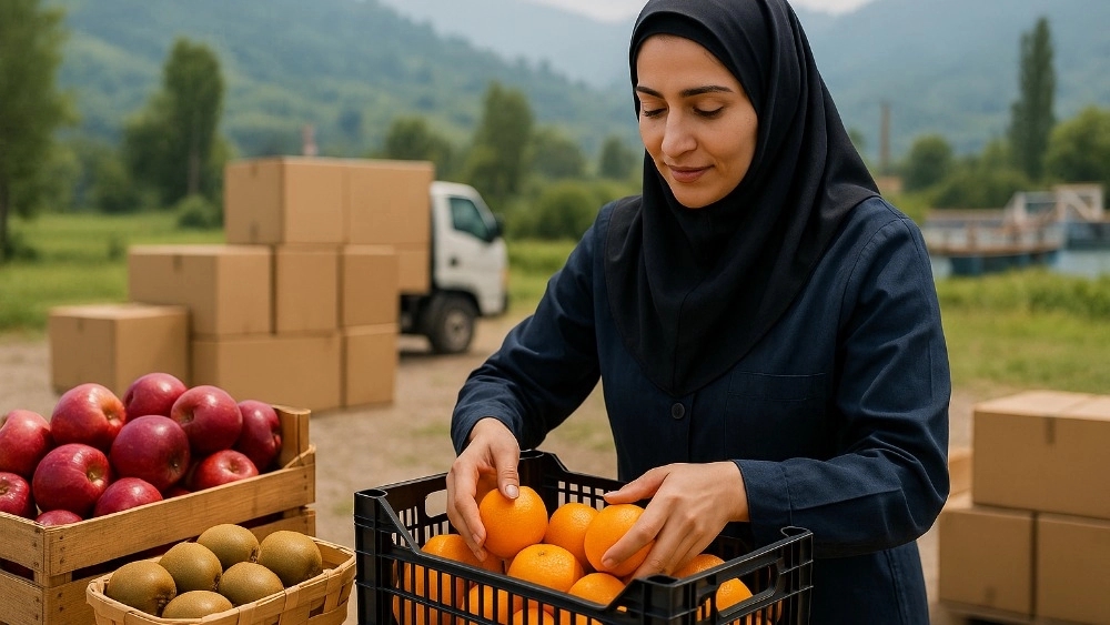 صادرات و واردات میوه در چوبر تالش