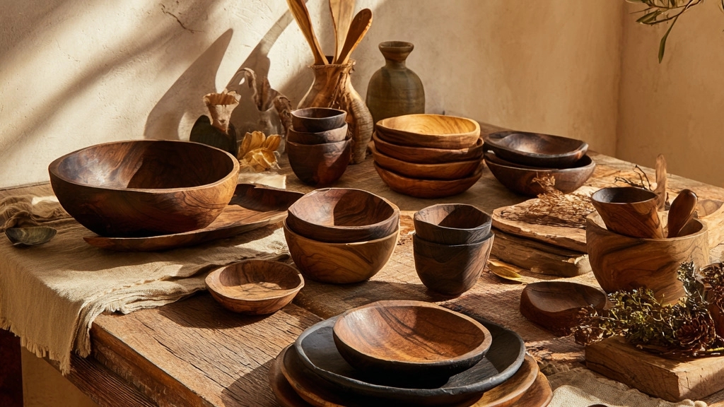 انواع چوب مناسب برای ساخت ظروف و اکسسوری چوبی