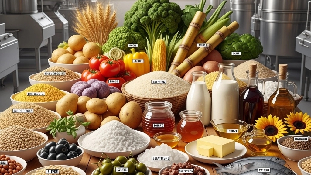 خرید مواد اولیه صنایع غذایی در تهران با بهترین قیمت