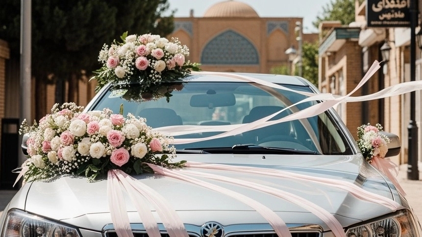 مافی فلور، فروش طراحی دسته گل و دیزاین ماشین عروس در آبیک قزوین