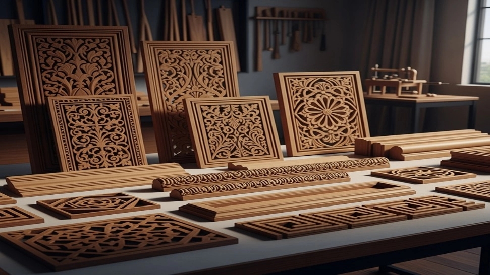 فروش قطعات چوبی CNC برای دکوراسیون در تهران