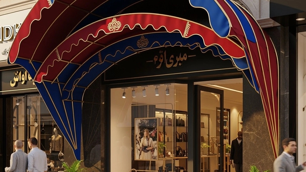 فروش چادر سایبان سفارشی برای کافه و رستوران در انزلی