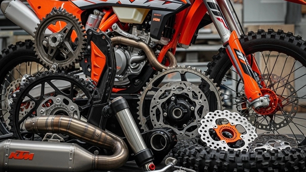لوازم یدکی اصلی اورجینال KTM با بهترین قیمت