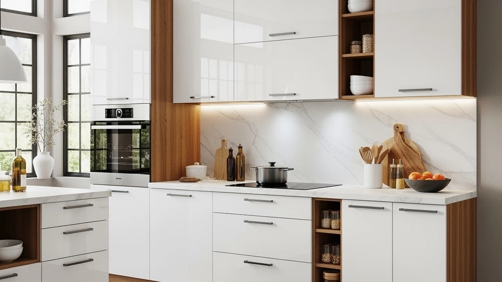 طراحی کابینت آشپزخانه مدرن در کرمانشاه