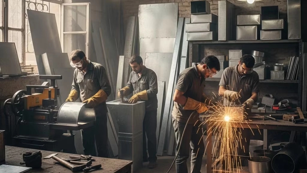 تعمیر و ساخت کانال کولر ساختمانی