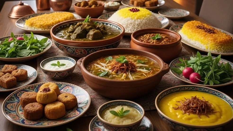پخت روزانه و ارسال غذای ایرانی و آش و دسر خانگی در تبریز