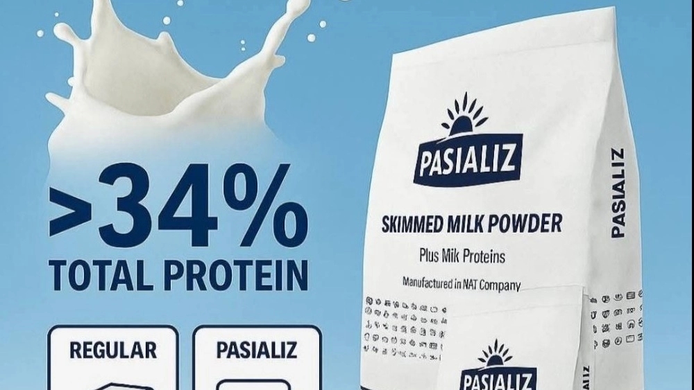 مزایای شیرخشک اسکیم 34% پروتئین PASIALIZ در صنایع غذایی