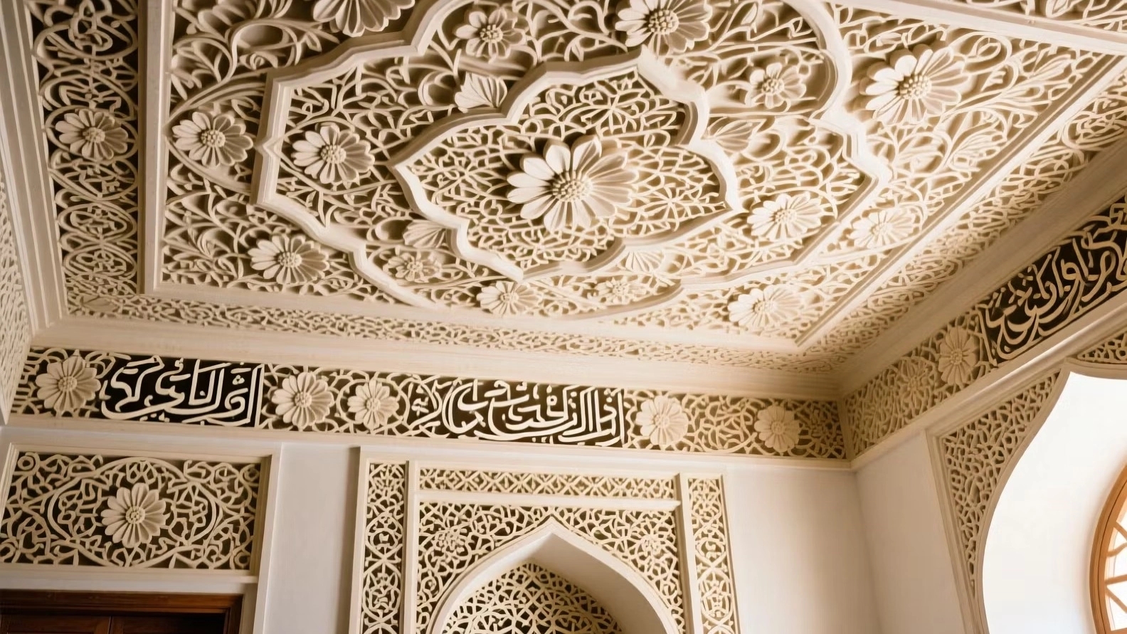 اجرای گچبری دستی با کیفیت ممتاز