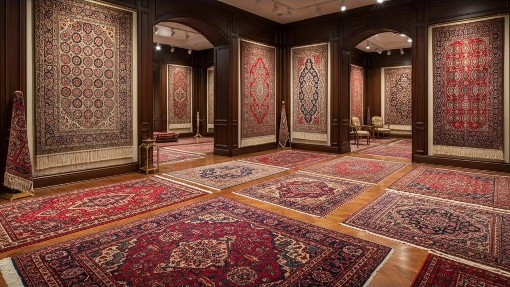 گالری فرش آدینه نقش نگار مرکز فروش فرش دستباف و ماشینی