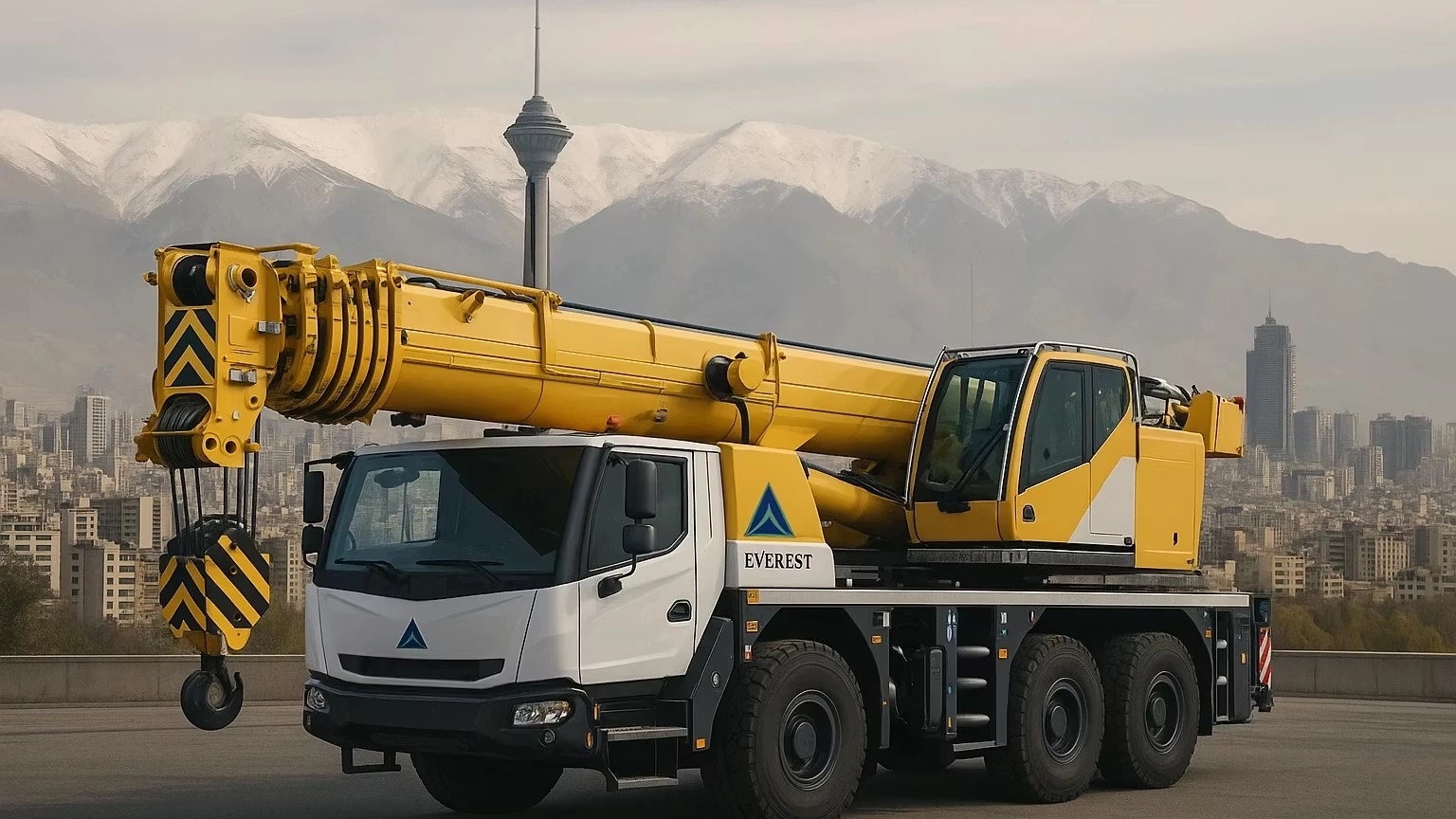 جرثقیل اورست پیشرو در اجاره جرثقیلهای مدرن و ایمن در تهران