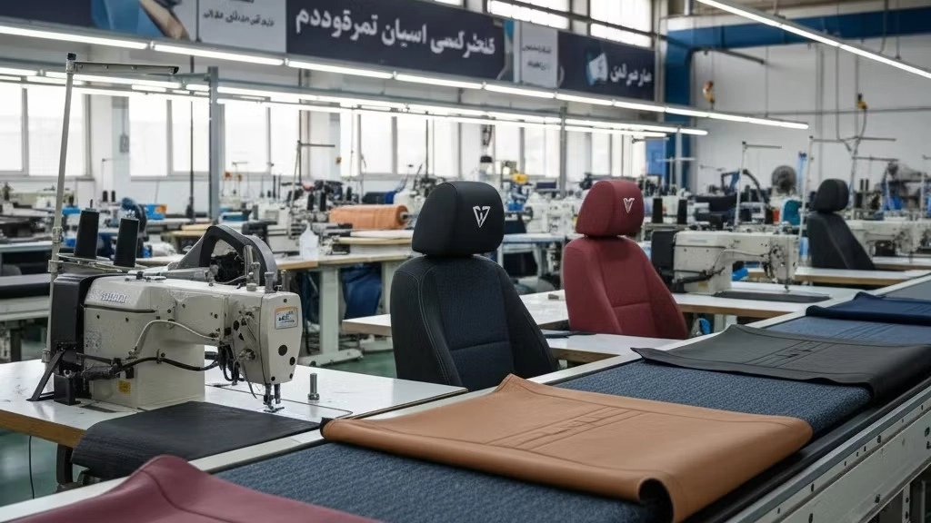 تولیدی پارس جلوه، تولید روکش صندلی اتومبیل در ورامین تهران