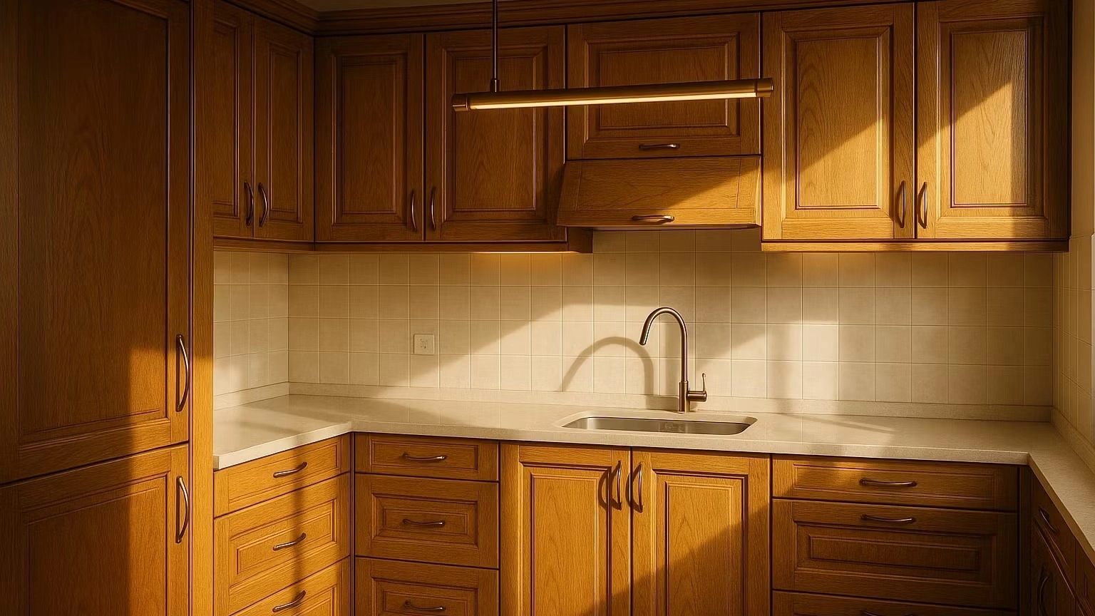 طراحی و ساخت کابینت چوبی شیک و بادوام در مشهد