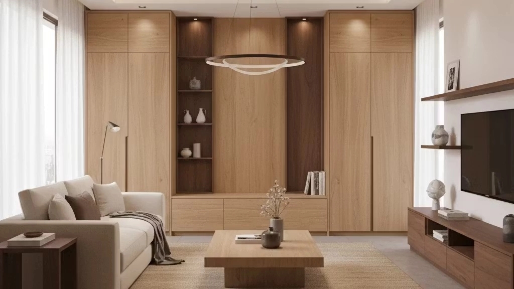 طراحی و ساخت دکور چوبی خاص و لوکس