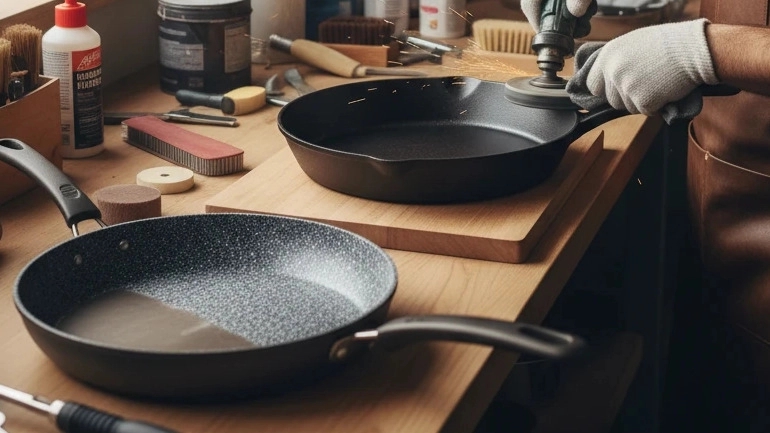مراقبت‌های لازم پس از بازسازی ظروف نچسب برای افزایش ماندگاری