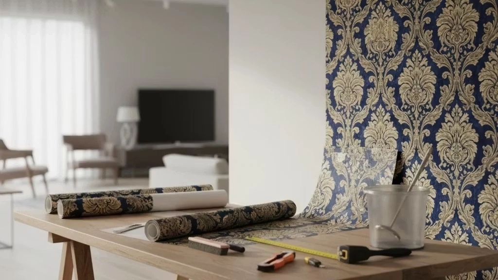 خدمات نصب تخصصی کاغذ دیواری در بابل