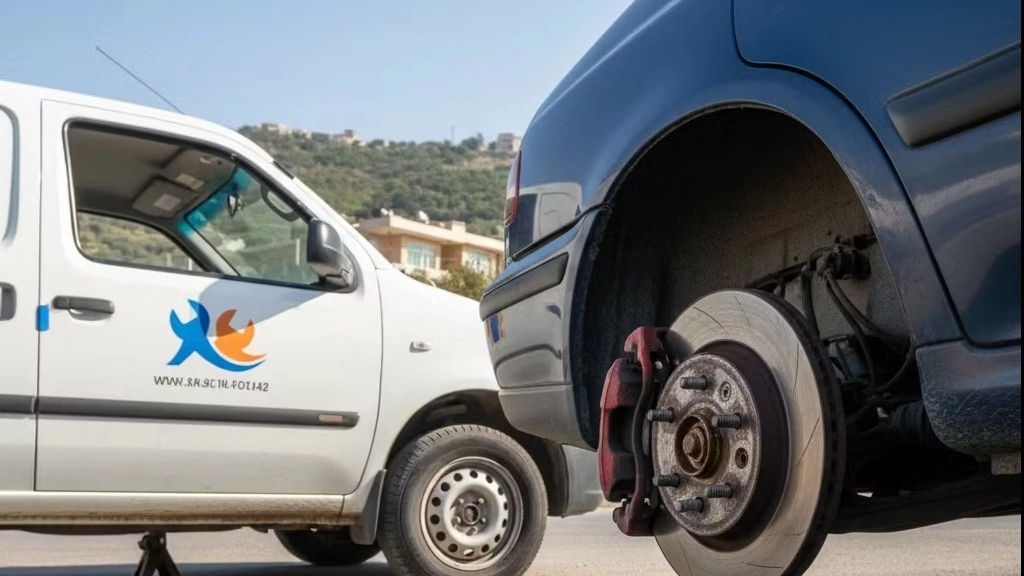 تعمیر در محل سیستم ترمز خودرو توسط مکانیک سیار در محمودآباد