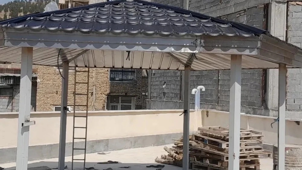 فروشگاه نرده و حفاظ محمدزاده، تولید و نصب سقف شیروانی آواسیس در تهران