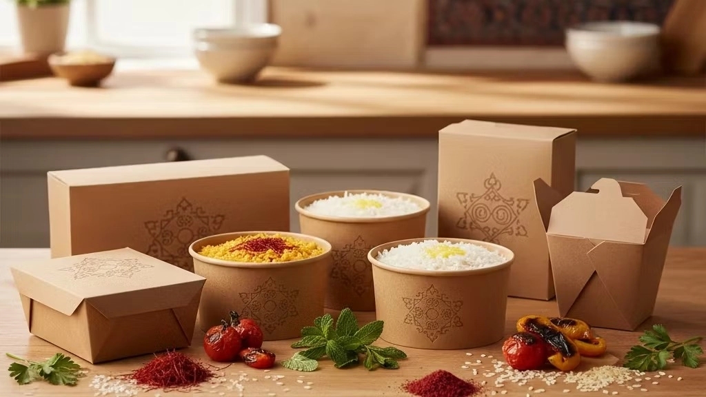 سفارش جعبه بیرون بر غذا با لوگوی شما در تهران